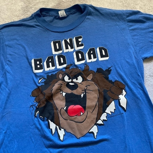 Vintage 80s Tasmanian Devil Single Stitch T-Shirt - Picture 2 of 8